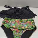 Womens Plus Size Swimsuit High Waisted Tankini Bathing Suits Two Piece Flounce Bikini Swimsuit 3XL