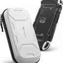 Mumba Carrying Case for Nintendo Switch (Compatible with OLED), [Plus Version] Portable Protective Travel Carry handbag Pouch for Blade/Battle Case [Large Capacity] (White)