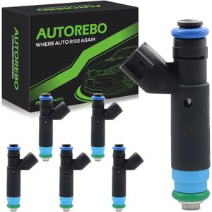 Fuel Injectors Set of 6 Compatible with Chrysler Pacifica Town & Country Dodge Grand Caravan 3.8L V6 2001-2008# Replace FJ478 4861238AC 04861238AC 4861238AB 800-1485N 812-11134 8001485N