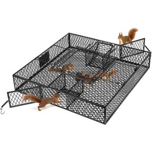 Heavy-Duty Squirrelinator Squirrel Trap, 2-Door Animal Humane Catch & Release Cage Trap, Holds up to 25 Squirrels, Safe Relocation (1 Trap)