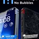 MAGIC JOHN 2 Pack for iPhone 13 Pro Max/iPhone 14 Plus 6.7 inch Tempered Glass Screen Protector, Auto Dust-Elimination Installation, Bubble Free, HD Clear, Easy Installation