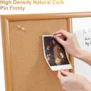 ARCOBIS Cork Board White Board Combo with MDF Wood Frame