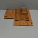 Astercook Deep-Carbonized Bamboo Cutting Boards for Kitchen with Wood Storage Stand, Reversible Charcuterie & Chopping Boards with Juice Grooves and Easy-Grip Handles, Knife-Friendly, Kitchen Gift