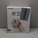 Knife Set,Astercook Kitchen Knife Set with Block 22-Piece Full Tang Stainless Steel Knives with Sharpener Dishwasher Safe and Anti-Slip Ergonomic Handle Elegant Cream White Utensils Set