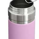 STANLEY Quick Flip GO Water Bottle 24 oz | Push Button Lid | Leakproof and Packable for Travel and Sports | Insulated Stainless Steel | BPA-Free | Lilac 2.0