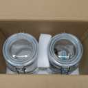 Eleganttime 1 Gallon Mason Jars Wide Mouth 2 Pack,128 oz Large Glass Jar with Airtight Lid,Big Pickle Jar for Food Storage,Canning,Pickling, Fermentation and Preservation