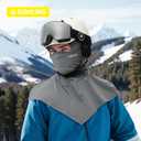 Ski Mask Winter Balaclava Warm Long Hem Full Face Mask for Men Women, Cold Weather Gear for Skiing Motorcycling (Gray)