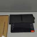 Veharvim Sun Visor Extender for Car with 2 Side Sunshade, Polarized UV400 Visor Extender Attachment for Car Visor with PC Lens,Anti-Glare for Safe Driving (2 Side Panel) (Red Zipper, Driver Side)