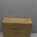 Denkee 4 Pack A4 Paper Organizer Box, Plastic Scrapbook Paper Organizer Containers for Craft and Arts Storage, Portable Board Game Storage for Art Supplies 8.5" x 11" US Letter