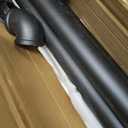 Rectoo Pipe Stair Handrail, 10 Ft Metal Staircase Handrail, Black Galvanized Industrial Iron Hand Rail for Indoor & Outdoor Wall Mount Support, Wall Hand Railing,Safety Handle, Steps Baluster(HR06)