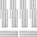 10Pcs Joymoop Mop Replacement Pads, 13 * 4.9'' Universal Mop Pads Mop Head Refills Washable Wet Mop, Compatible with Most 11-13 Size Mops (White)