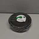 PLASTICPRO 100 PCS Black Plastic Plates Light Weight 7 Inch Plastic Dinner Dessert Appetizer Plates Black Plates Disposable for Party and Wedding