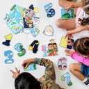 Peryiter Creation Story Felt Board Days of Creation 23 Precut Flannel Felt Bible Storyboard Sets for Preschool Kindergarten Toddlers Kids