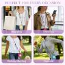 WOZEAH Cell Phone Lanyard Crossbody with Mini Pouch for Women,Detachable Phone Strap for Cellphone Case with Tether Tab