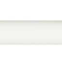 Exclusive Home Curtains Rope Knot 1" Curtain Rod and Coordinating Finial Set, Matte White, Adjustable 36"-72"