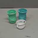 Silicone Sleeves for Avent Glass Natural Baby Bottle, 3 count Bottles Shatter Proof Bottle Covers, Anti Flow Holder Compatible Baby Bottle 4 oz & 8 oz, BPA Free(Grey+White+Blue+Green)