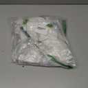 Zhuqing 15Pcs Christmas Poinsettia Artificial Flowers Decorations, Glitter Poinsettia Christmas Tree Ornaments, Black Tree Flowers for Xmas/Wedding/Holiday/Wreath/Garland Decor, with Cilps, 5.5 Inch (White)