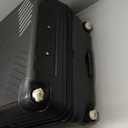 LEVEL8 Grace Luggage, 28 Inch Hardside Suitcase, Abs+Pc Harshell Spinner Luggage with Tsa Lock, Spinner Wheels, Black, 28 Inch