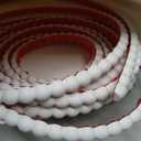 Flexible Molding Trim Self Adhesive Decorative Trim Molding Peel and Stick Border for Mirror Frame Backsplash Tile Cabinet Ceiling Furniture Wall Edge Home DIY Decoration (White, 15mm/20ft)