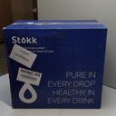 Stokk T1 UV Countertop Reverse Osmosis Water Filter, Carafe Alkaline Boost, 6-Stage RO Filtration System, Reduce TDS PFAS, Large Size (White)