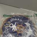 MOTERMATE Nautical Welcome Aboard Anchor Sign, 12x12 Inch Round Wooden Wall Decor