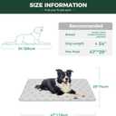 FXW Washable Pee Pads for Dogs, Leak-Proof & Non-Slip, Specifically Designed for 48inch Cages, 29" x 47" Rectangle, Khaki, 1 Pack