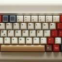 JSJT PC Translucent Keycap Set-7 Color Vintage Mixed Light Themed Keycaps,186 Keys Colorful Cherry Profile Key Caps Suitable for Cherry Mx Switch Mechanical Keyboard Keycaps
