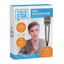 Selfie Stick Portable Mini Condenser Microphone With 3.5mm Aux Connector, Silver