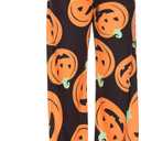 Women Halloween Pajamas Pants Cute Pumpkin Skull Ghost Print PJs Bottoms Causal Soft Long Lounge Pants Sleepwear (Large)