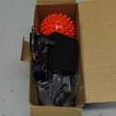 sticro Ankle Heating Pad for Achilles Tendonitis and Plantar Fasciitis Relief, Heated Ankle Brace Foot Heating Pad Wrap with Massage Ball for Sprained Ankle, Arthritis Foot Heel Pain Relief (Gray)