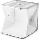 Foldio2 Plus (15inch Lightbox for Product Photography / 15" x 15" / Portable Studio, Dimmable LED Chips, CRI 97+, White & Black Background Sheets Included) by ORANGEMONKIE