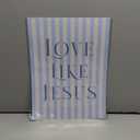 LARTSFRO Coquette Blue Bow Jesus Wall Art Decor Posters, Light Blue Bow Christian Room Bedroom Bathroom Wall Art Decor Aesthetic for Teen Girls Gifts, Inspirational Bible Verses Bow Wall Decor, 12x16 Inch Set of 4 Bow Pictures(UNFRAMED)