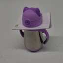 Munchkin Cool Cat Sippy Cup for Toddlers, Stainless Steel Straw Cup, 8 Ounce, Purple