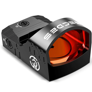 3 MOA Dot Open Reflex Sight, Red Dot Sights with Shake Awake for Pistol Cut Parallax-Free Aluminum Pistol Sight for Full-Sized Handguns