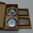 Elevated Cat Bowls, Raised Cat Bowl with 32 oz Stainless Steel Food Bowls Non-Slip Feeder for Cats and Puppy, 15 Tilted Raised Pet Dishes, Indoor Food Bowl with Bamboo Stand Anti Vomiting