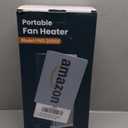 Space Heaters for Indoor Use, 1500W Electric Heater with Thermostat, 70 Oscillation, Remote Control, 3 Modes, 12H Timer, Portable Heater for Bedroom, Office, Home (Silver)