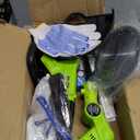 21V Lightweight Weed Wacker, Cordless String Trimmer & Brush Cutter with Edging Wheels, 4-in-1 Electric, 2x 4.0Ah Battery & LCD Display & Strap, Foldable Edger with Wire Brush for Patio & Yard