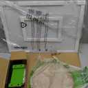 ropoda Mini Basketball Hoop - Glow in The Dark, Over The Door Basketball Hoop Indoor, Indoor Basketball Hoop Backboards for Teens and Adults, Mini Hoop for Kids with 4 Balls and Pump (Green)