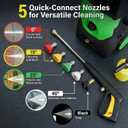 2600 PSI Max Electric Pressure Washer, Hose Reel, Green