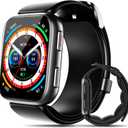 Smart Watch, 1.95" Blood Pressure Smart Watch with Air Pump Band, M7000 Blood Pressure Monitor with Sleep Heart Rate Monitor, Pedometer, Blood Pressure Watch Supports Data Sharing, Reminder Monitoring