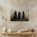 2 x Witch Wall Decor Poster Halloween Art Vintage Witchy Pictures Canvas Print Rustic Halloween Room Decorating 12x18inch Unframed (12L" x 18W", style-5-Unframed)