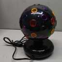 Kicko Spinning Disco Ball - 11-Inch Disco Ball Decor with Party Lights 360 Degree Rotating Neon LED Light for Kids and Adults - Colorful Flashing for 80s Party and Events