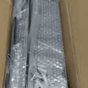 Mkono Wall Mounted Wine Rack Set of 2 Wood Rustic Wine Bottle Glass Floating Shelves with Stemware Hanger Modern Plants Photos Wine Display Storage Holder for Kitchen Dining Room Bar, 17 Inch (Brown)