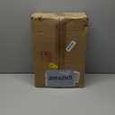 VILUXY Black and Gold Semi Flush Mount Ceiling Light Fixture, 24 Large Modern Ceiling Light with Linen Fabric Shade 5-Light Drum Ceiling Lamp for Bedroom Living Dining Room Enteyway