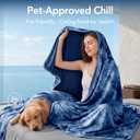 Topcee Cooling Throw Blanket for Hot Sleepers,Arc-Chill Q-Max >0.5 Cool Fiber,100% Oeko-Tex Certified Lightweight Summer Cool Blanket for Travel/Outdoor Ultra Cold Breathable,50''x70''