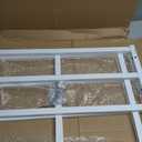 Fixed Window Safety Guard 19x 38 *2 Pack Adjustable Width Prevents Accidental Falls,Non-Egress, Tamper Resistant Screws Included,White
