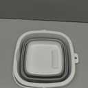 Collapsible Bucket, 5L 1.3Gallon Small Cleaning Mop Buckets for Household Outdoor Car Washing Tub Plastic Foldable Portable Camping Beach Sand Water Pot Pail Space Saving Square