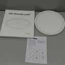 12 "LED Ceiling Light 24W Color Temperature 5000K, Flat Circular Ceiling Light for Bedroom, Kitchen, utilities, Laundry, Closets, Hallways, Easy Installation (White -5000K, 12 Inch)