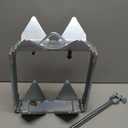 Galvanized 25 lb Folding Square Anchor with Storage Bag