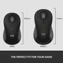 Logitech Signature M550 Wireless Mouse - for Small to Medium Sized Hands, 2-Year Battery, Silent Clicks, Bluetooth, Multi-Device Compatibility - Black